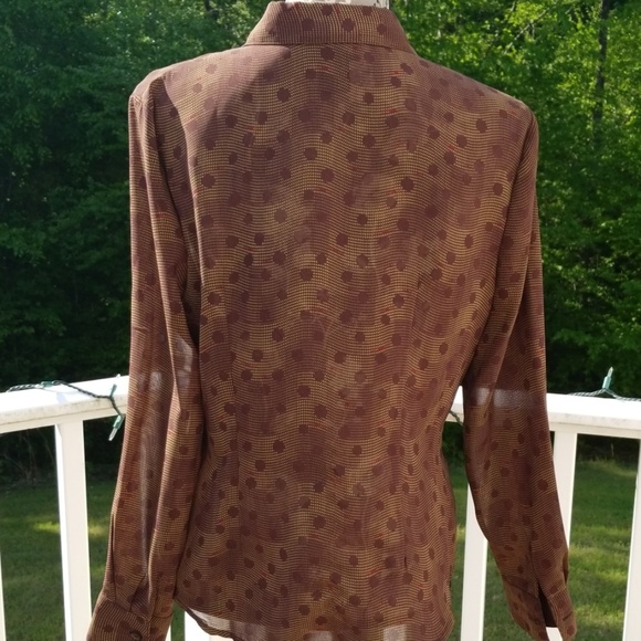 Style & Co sheer blouse - Picture 3 of 4